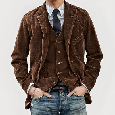 Nordvaro | Kurtka i kamizelka w stylu vintage