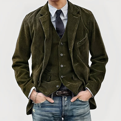 Nordvaro | Kurtka i kamizelka w stylu vintage