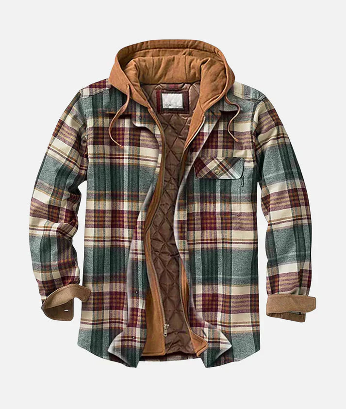 Alain – Patchwork jacket in checks