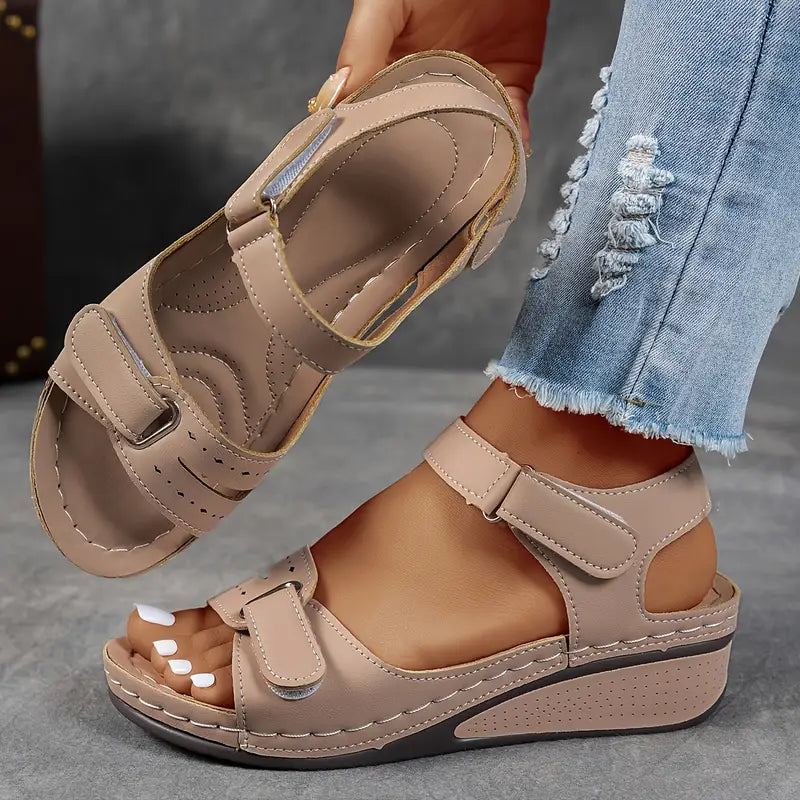 Veera orthopedic wedge sandals 