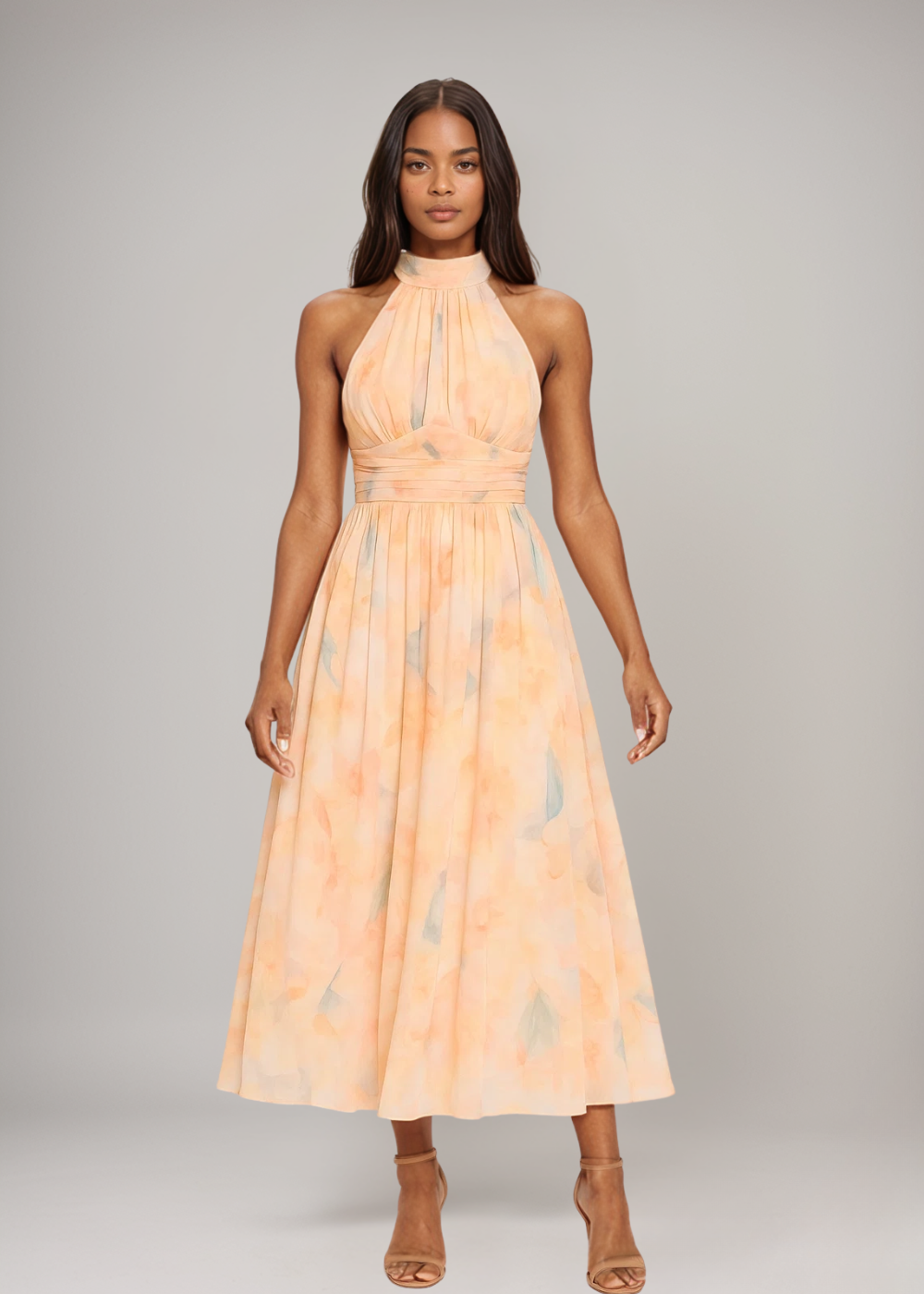 Lucía™ | Summery halterneck dress 