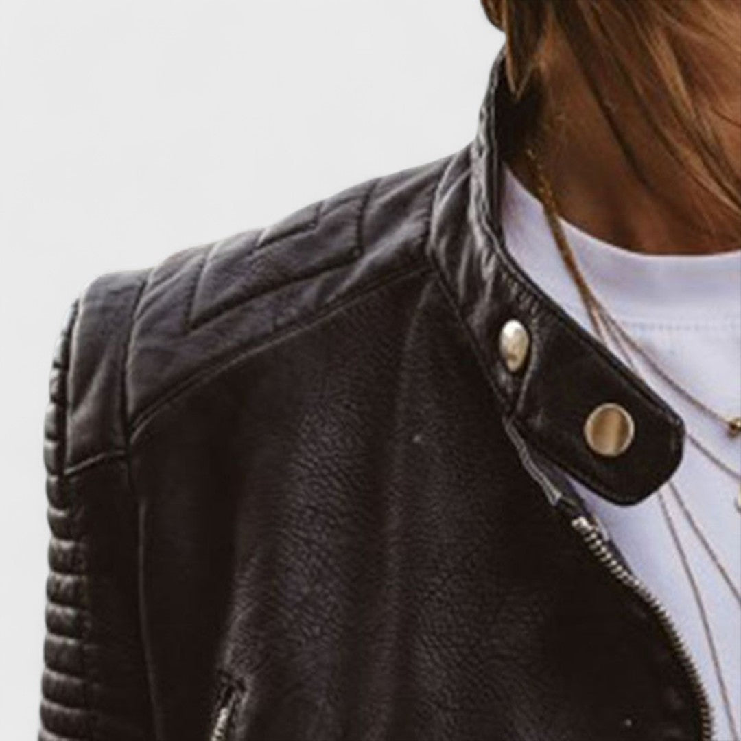 Nordvaro | Elegant Leather Jacket