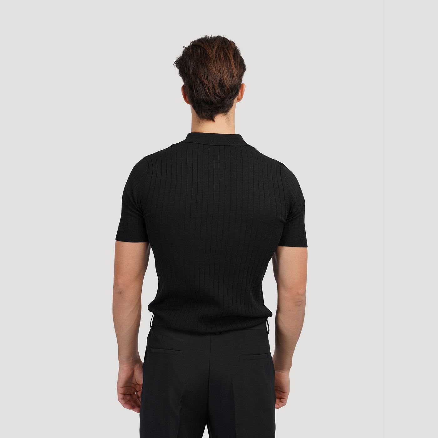Gimcheon – Elegant Knitted Polo Shirt for Men