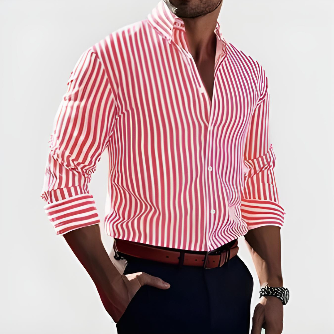 Melker – Striped men's shirt – Smart &amp; Confident
