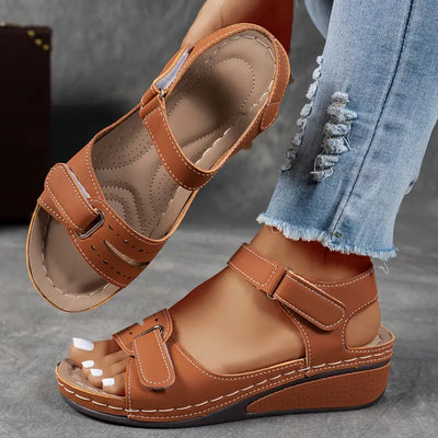 Veera orthopedic wedge sandals 