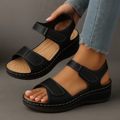 Veera orthopedic wedge sandals 