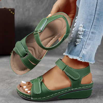 Veera orthopedic wedge sandals 
