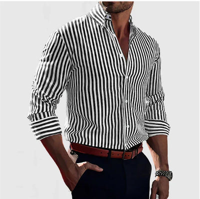 Melker – Striped men's shirt – Smart &amp; Confident