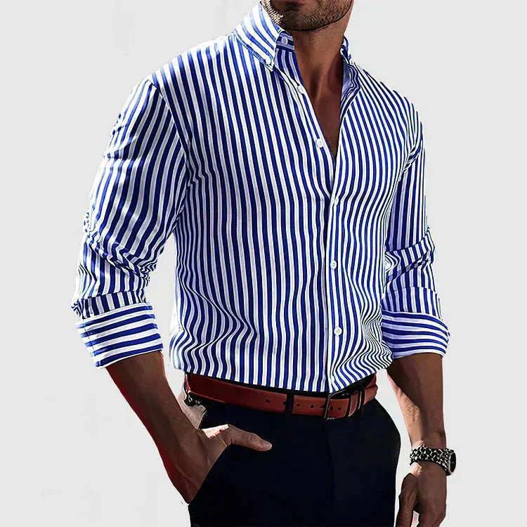 Melker – Striped men's shirt – Smart &amp; Confident